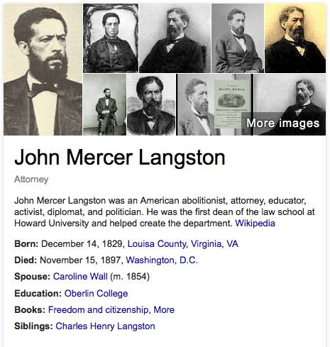 April 2, 1872-John Mercer Langston